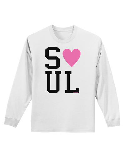 Matching Soulmate Design - Soul - Pink Adult Long Sleeve Shirt by TooLoud-Long Sleeve Shirt-TooLoud-White-Small-Davson Sales