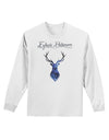 Expecto Patronum Space Stag Adult Long Sleeve Shirt-Long Sleeve Shirt-TooLoud-White-Small-Davson Sales