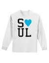 Matching Soulmate Design - Soul - Blue Adult Long Sleeve Shirt by TooLoud-Long Sleeve Shirt-TooLoud-White-Small-Davson Sales