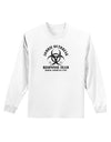 Zombie Outbreak Response Team Biohazard Adult Long Sleeve Shirt-Long Sleeve Shirt-TooLoud-White-Small-Davson Sales