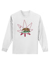 California Bear Leaf Design Adult Long Sleeve Shirt by TooLoud-Long Sleeve Shirt-TooLoud-White-Small-Davson Sales