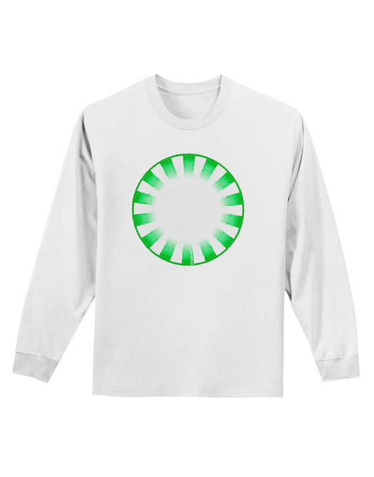 TooLoud Watercolor Spearmint Adult Long Sleeve Shirt-Long Sleeve Shirt-TooLoud-White-Small-Davson Sales