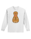 Cute Gingerbread Matryoshka Nesting Doll - Christmas Adult Long Sleeve Shirt-Long Sleeve Shirt-TooLoud-White-Small-Davson Sales