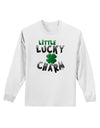 Little Lucky Charm Adult Long Sleeve Shirt-Long Sleeve Shirt-TooLoud-White-Small-Davson Sales