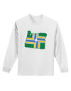 Portland Oregon Flag Adult Long Sleeve Shirt-Long Sleeve Shirt-TooLoud-White-Small-Davson Sales