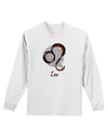 Leo Symbol Adult Long Sleeve Shirt-Long Sleeve Shirt-TooLoud-White-Small-Davson Sales