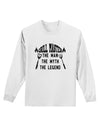 Grill Master The Man The Myth The Legend Adult Long Sleeve Shirt-Long Sleeve Shirt-TooLoud-White-Small-Davson Sales