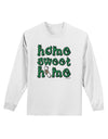 Home Sweet Home - California - Cactus and State Flag Adult Long Sleeve Shirt by TooLoud-Long Sleeve Shirt-TooLoud-White-Small-Davson Sales