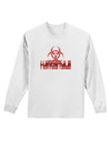 Hardstyle Biohazard Adult Long Sleeve Shirt-Long Sleeve Shirt-TooLoud-White-Small-Davson Sales