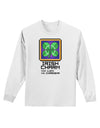 Pixel Irish Charm Item Adult Long Sleeve Shirt-Long Sleeve Shirt-TooLoud-White-Small-Davson Sales