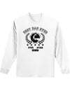 Best Dad Ever Collegiate Adult Long Sleeve Shirt-Long Sleeve Shirt-TooLoud-White-Small-Davson Sales