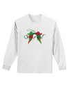 Cowboy Chili Peppers Adult Long Sleeve Shirt-Long Sleeve Shirt-TooLoud-White-Small-Davson Sales