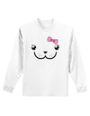 Kyu-T Face - Dewina Cute Girl Dugong Adult Long Sleeve Shirt-Long Sleeve Shirt-TooLoud-White-Small-Davson Sales