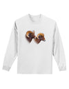 TooLoud Two Majestic Bighorn Rams Adult Long Sleeve Shirt-Long Sleeve Shirt-TooLoud-White-Small-Davson Sales