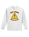 Hot Stuff Coming Through Adult Long Sleeve Shirt-Long Sleeve Shirt-TooLoud-White-Small-Davson Sales