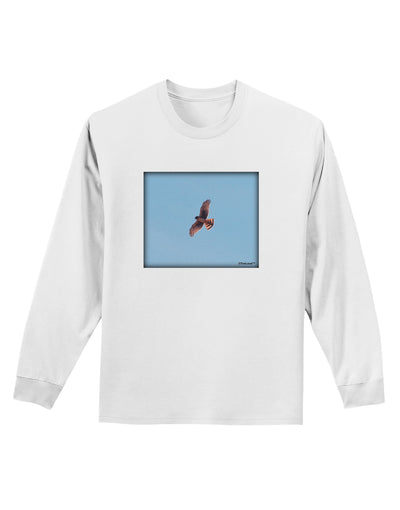 Soaring Peregrine Adult Long Sleeve Shirt-Long Sleeve Shirt-TooLoud-White-Small-Davson Sales