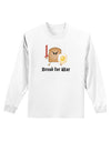 Bread for War Adult Long Sleeve Shirt-Long Sleeve Shirt-TooLoud-White-Small-Davson Sales