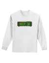 Beer 30 - Digital Clock Adult Long Sleeve Shirt by TooLoud-Long Sleeve Shirt-TooLoud-White-Small-Davson Sales