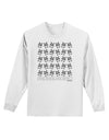 Pandamonium Pandas Adult Long Sleeve Shirt by TooLoud-Long Sleeve Shirt-TooLoud-White-Small-Davson Sales