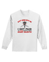 Nurse - Don't Mess With Me Adult Long Sleeve Shirt-Long Sleeve Shirt-TooLoud-White-Small-Davson Sales