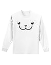 Kyu-T Face - Dewy the Dugong Adult Long Sleeve Shirt-Long Sleeve Shirt-TooLoud-White-Small-Davson Sales