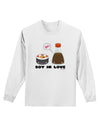 Cute Sushi and Soy Sauce - Soy In Love Adult Long Sleeve Shirt by TooLoud-Long Sleeve Shirt-TooLoud-White-Small-Davson Sales