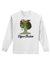 Vegan Badass Adult Long Sleeve Shirt-Long Sleeve Shirt-TooLoud-White-Small-Davson Sales