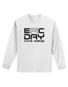 Epic Pi Day Text Design Adult Long Sleeve Shirt by TooLoud-Long Sleeve Shirt-TooLoud-White-Small-Davson Sales