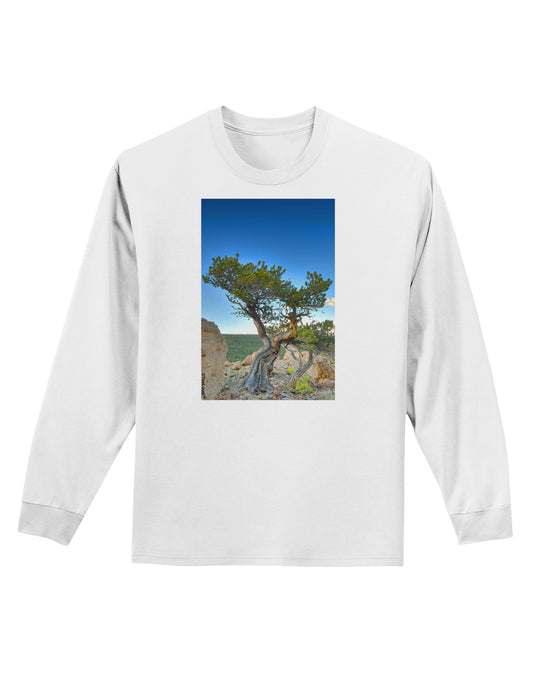 Colorado Landscape Tree Adult Long Sleeve Shirt-Long Sleeve Shirt-TooLoud-White-Small-Davson Sales