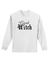 Good Witch - Halloween Distressed Adult Long Sleeve Shirt-Long Sleeve Shirt-TooLoud-White-Small-Davson Sales