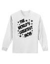 The World's Greatest Mom - Superhero Style Adult Long Sleeve Shirt by TooLoud-Long Sleeve Shirt-TooLoud-White-Small-Davson Sales