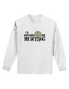 I'd Rather Be Hunting Adult Long Sleeve Shirt-Long Sleeve Shirt-TooLoud-White-Small-Davson Sales