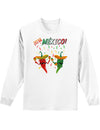 Viva Mexco Chili Peppers Adult Long Sleeve Shirt-Long Sleeve Shirt-TooLoud-White-Small-Davson Sales