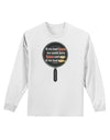 If We Had Bacon - Text Adult Long Sleeve Shirt by TooLoud-Long Sleeve Shirt-TooLoud-White-Small-Davson Sales