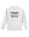 I've Been Naughty This Year Adult Long Sleeve Shirt-Long Sleeve Shirt-TooLoud-White-Small-Davson Sales