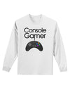 Console Gamer Adult Long Sleeve Shirt-Long Sleeve Shirt-TooLoud-White-Small-Davson Sales