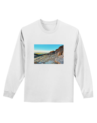 CO Rockies View Adult Long Sleeve Shirt-Long Sleeve Shirt-TooLoud-White-Small-Davson Sales