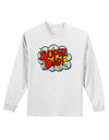 Super Dad - Superhero Comic Style Adult Long Sleeve Shirt-Long Sleeve Shirt-TooLoud-White-Small-Davson Sales