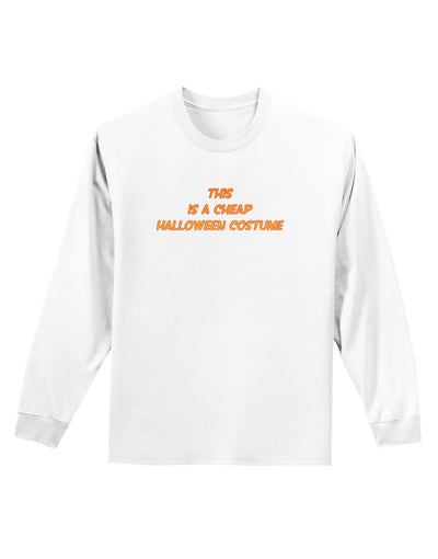 This is a Cheap Costume Adult Long Sleeve Shirt-Long Sleeve Shirt-TooLoud-White-Small-Davson Sales