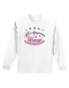 All-American Woman Adult Long Sleeve Shirt-Long Sleeve Shirt-TooLoud-White-Small-Davson Sales