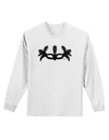 Masquerade Mask Silhouette Adult Long Sleeve Shirt by TooLoud-Long Sleeve Shirt-TooLoud-White-Small-Davson Sales