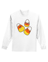 Cute Candy Corn Family Halloween Adult Long Sleeve Shirt-Long Sleeve Shirt-TooLoud-White-Small-Davson Sales