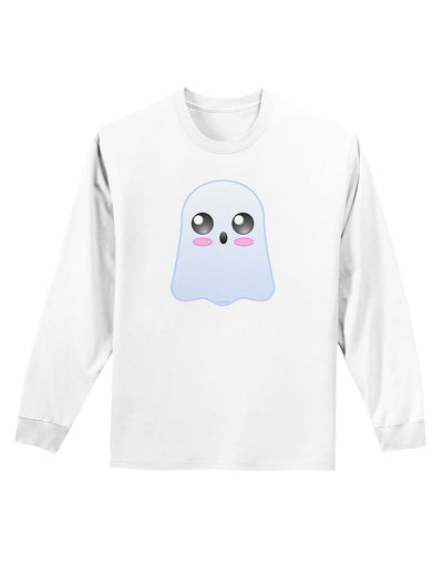 Gabe the Cute Ghost - Halloween Adult Long Sleeve Shirt-Long Sleeve Shirt-TooLoud-White-Small-Davson Sales