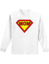 Super Mom Adult Long Sleeve Shirt-Long Sleeve Shirt-TooLoud-White-Small-Davson Sales