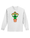 Fiesta Cactus Adult Long Sleeve Shirt-Long Sleeve Shirt-TooLoud-White-Small-Davson Sales