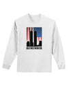 TooLoud Twin Towers Remember Adult Long Sleeve Shirt-Long Sleeve Shirt-TooLoud-White-Small-Davson Sales