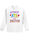Cinco de Drinko! Adult Long Sleeve Shirt-Long Sleeve Shirt-TooLoud-White-Small-Davson Sales