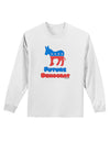 Future Democrat Adult Long Sleeve Shirt-Long Sleeve Shirt-TooLoud-White-Small-Davson Sales