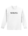 Best Boss Ever Text - Boss Day Adult Long Sleeve Shirt-Long Sleeve Shirt-TooLoud-White-Small-Davson Sales