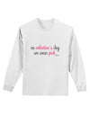 On Valentine's Day We Wear Pink Adult Long Sleeve Shirt by TooLoud-Long Sleeve Shirt-TooLoud-White-Small-Davson Sales